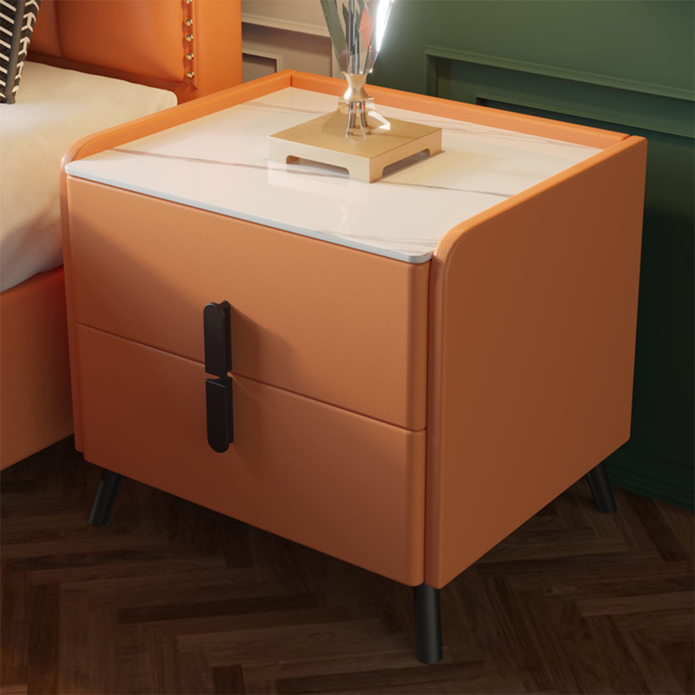 Eeeza Artificial Leather Side Table