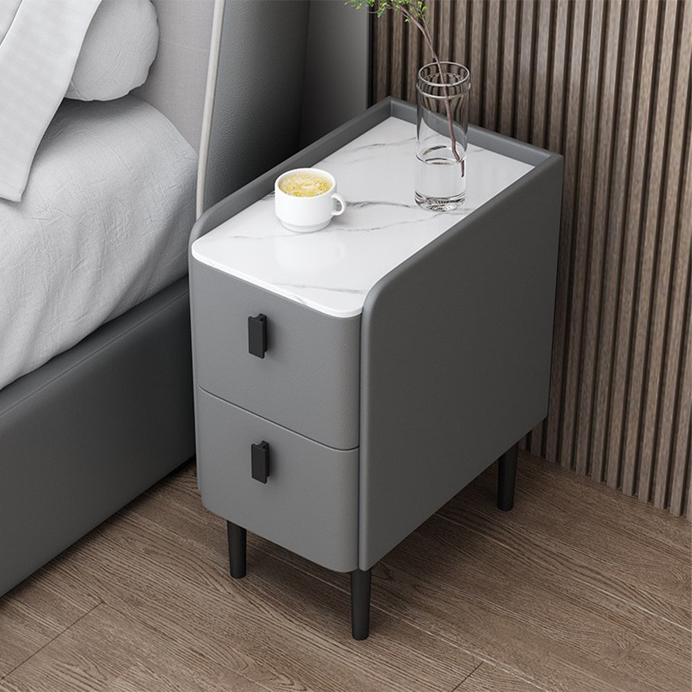 Eeeza Artificial Leather Side Table