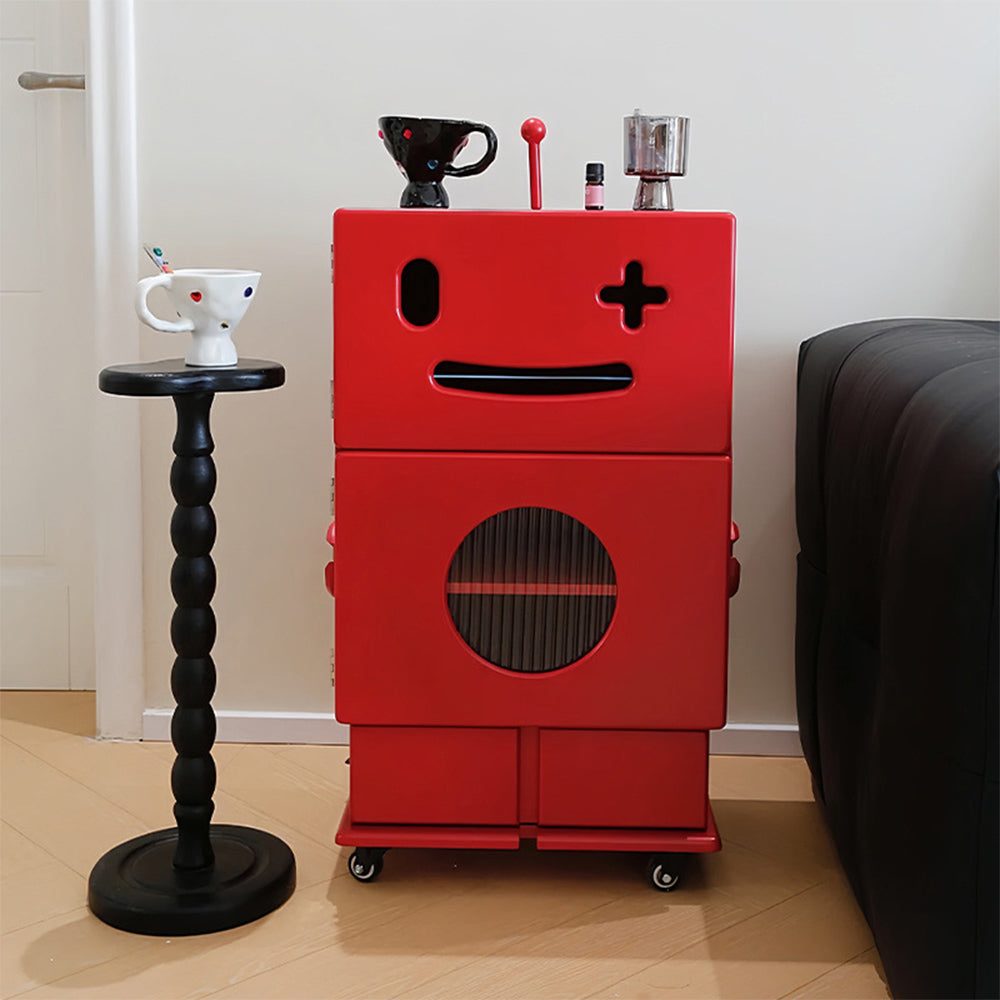 Eeeza Creative Design Robot-Themed Storage Cabinet