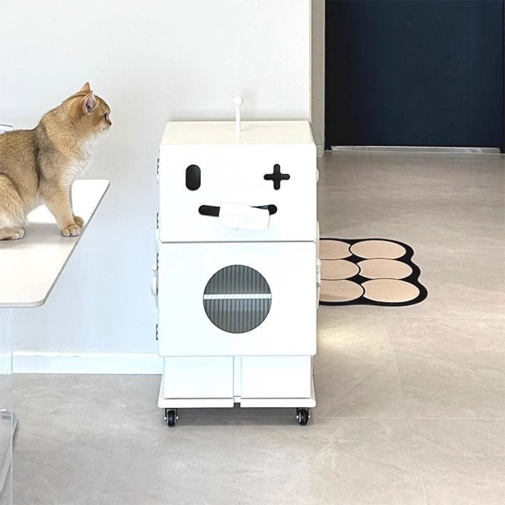 Eeeza Creative Design Robot-Themed Storage Cabinet
