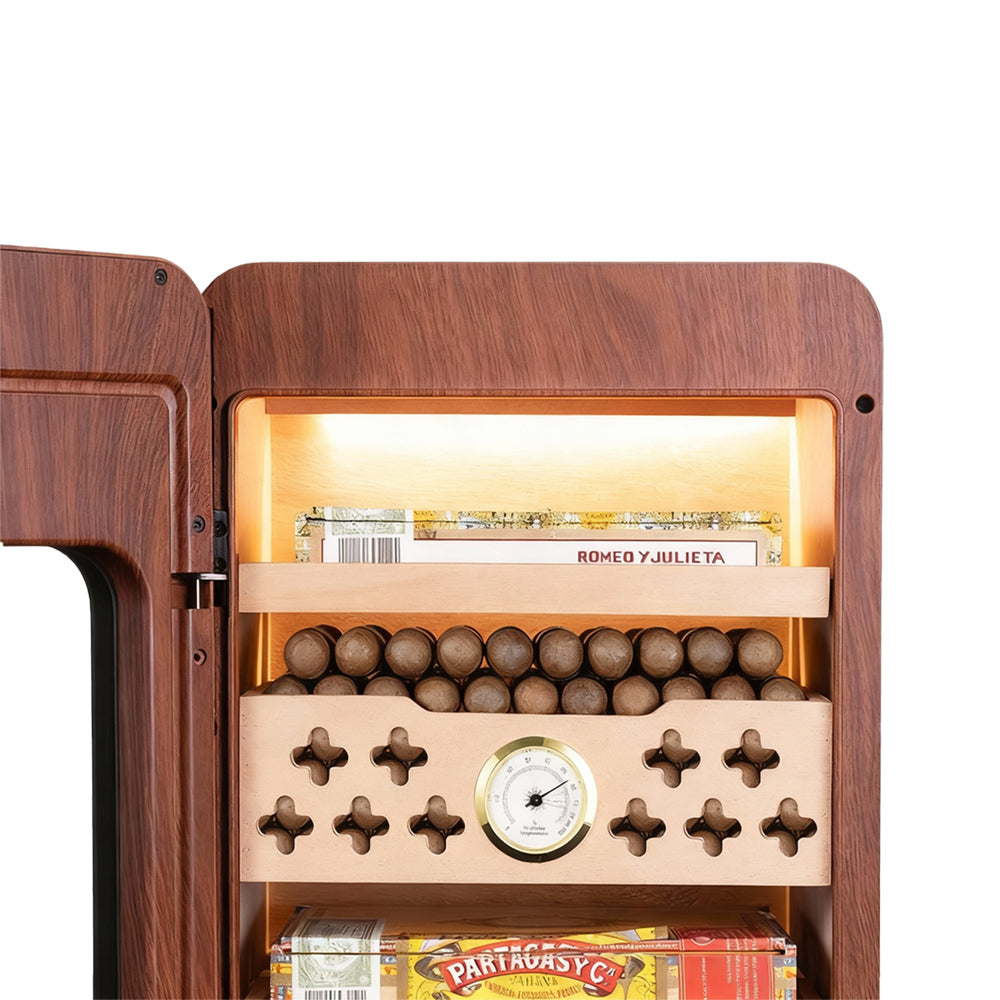 Eeeza Wooden cigar cabinet in a simple modern style