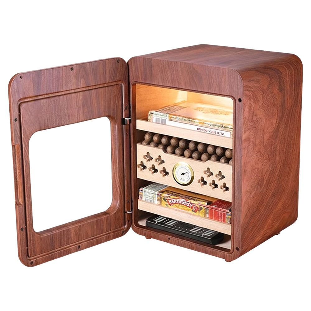 Eeeza Wooden cigar cabinet in a simple modern style