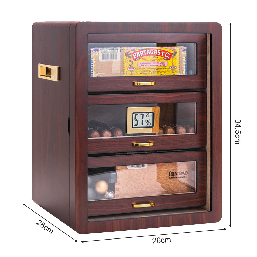 Eeeza Multi-layer storage cigar cabinet in retro style