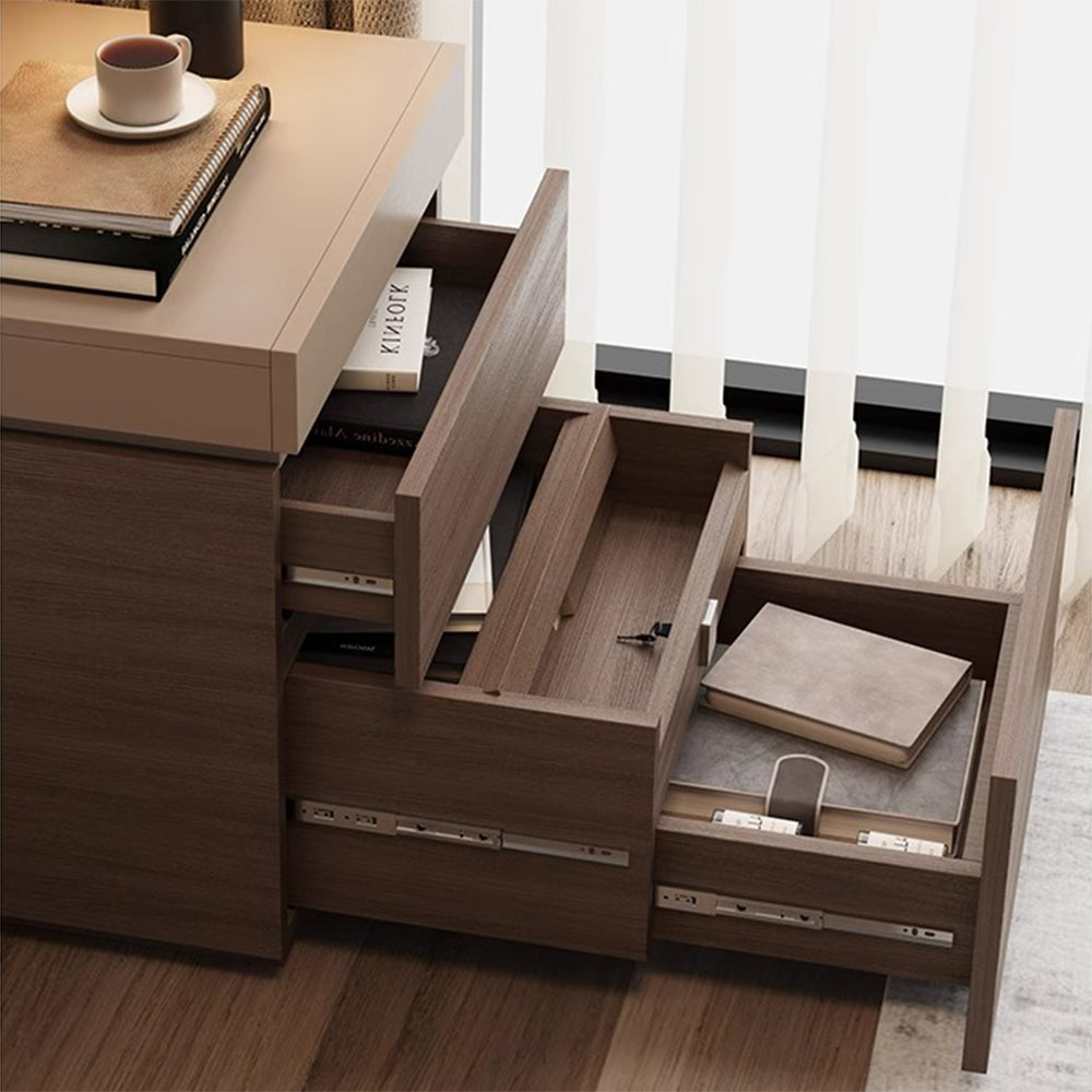 Eeeza Multi-Layer Storage MDF Bedside Table