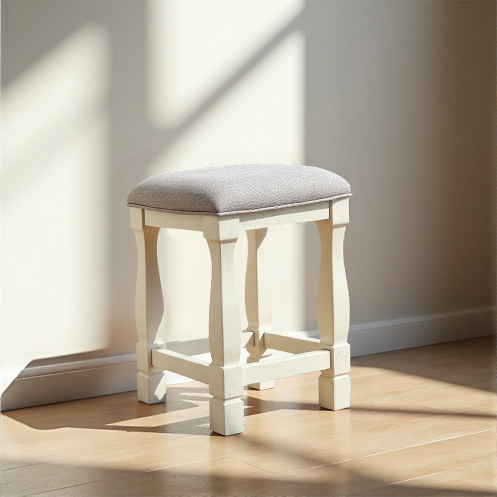 Brio Multi-Purpose Solid Rubber Wood Stool