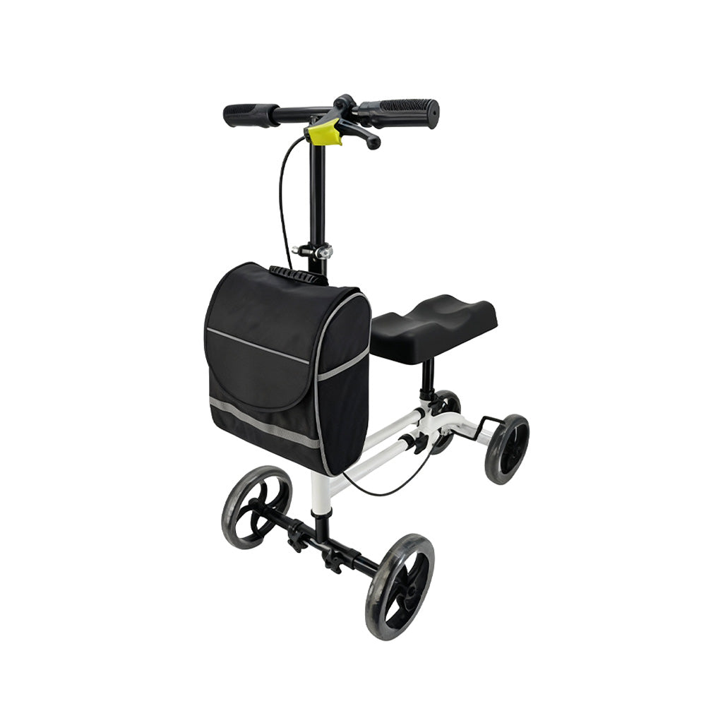 Eeeza Foldable Knee Scooter Walker With Storage Bag