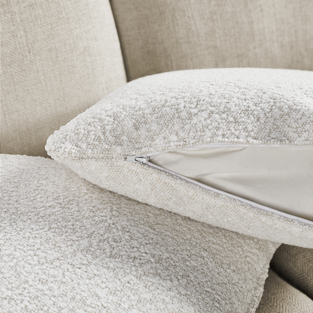 Brio Sofa with Removable Backrest and Solid Pine Wood Frame