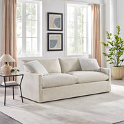 Brio Sofa with Removable Backrest and Solid Pine Wood Frame