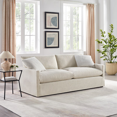 Brio Sofa with Removable Backrest and Solid Pine Wood Frame