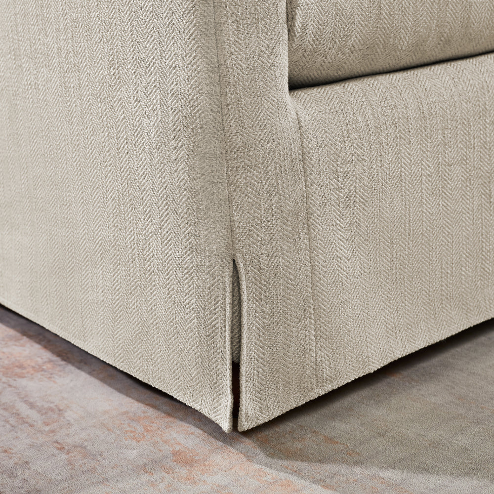 Brio Sofa with Removable Backrest and Solid Pine Wood Frame