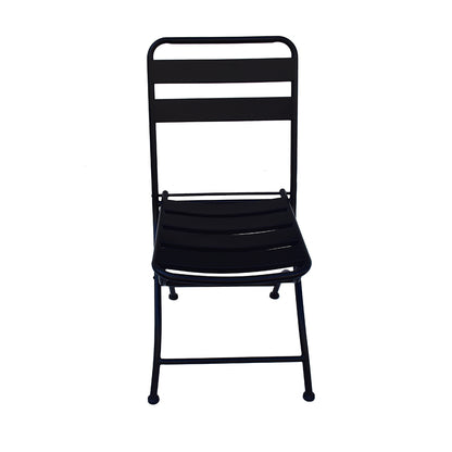 Eeeza Outdoor Iron Frame Chair With Table Set