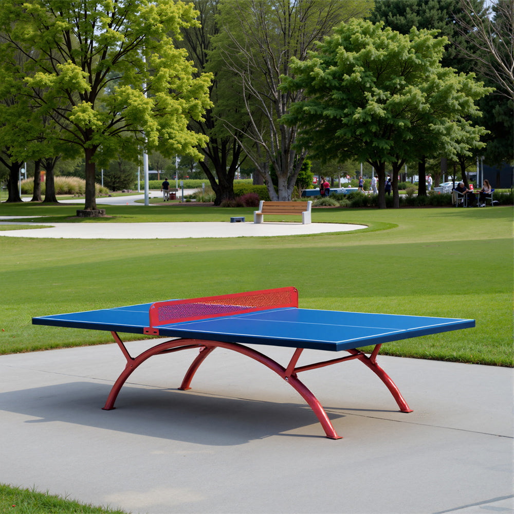 Eeeza Outdoor Table Tennis Table – Weatherproof SMC Surface, Pro-Level Performance Anywhere