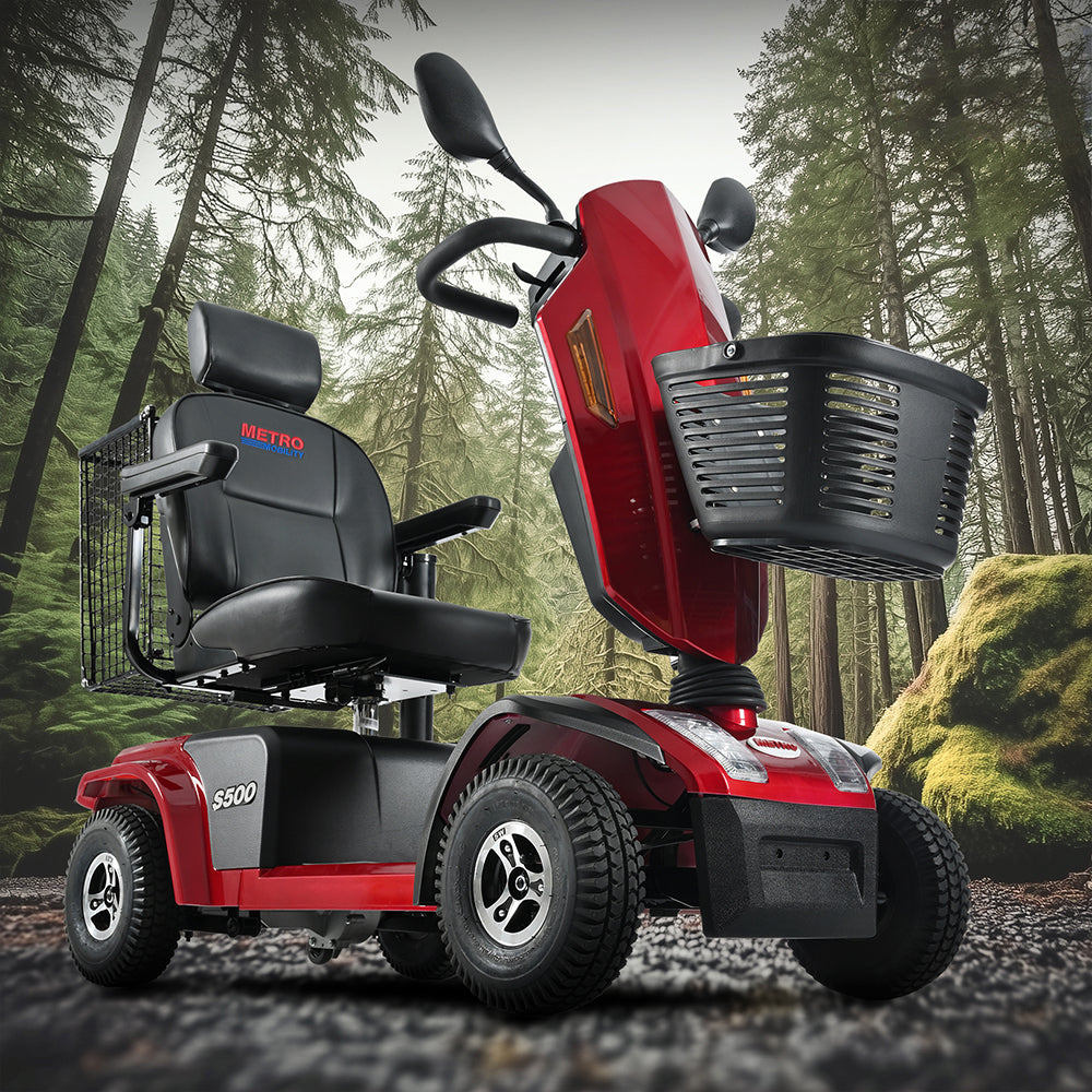 METRO MOBILITY Foldable 500W 24V 52Ah Electric Mobility Scooter