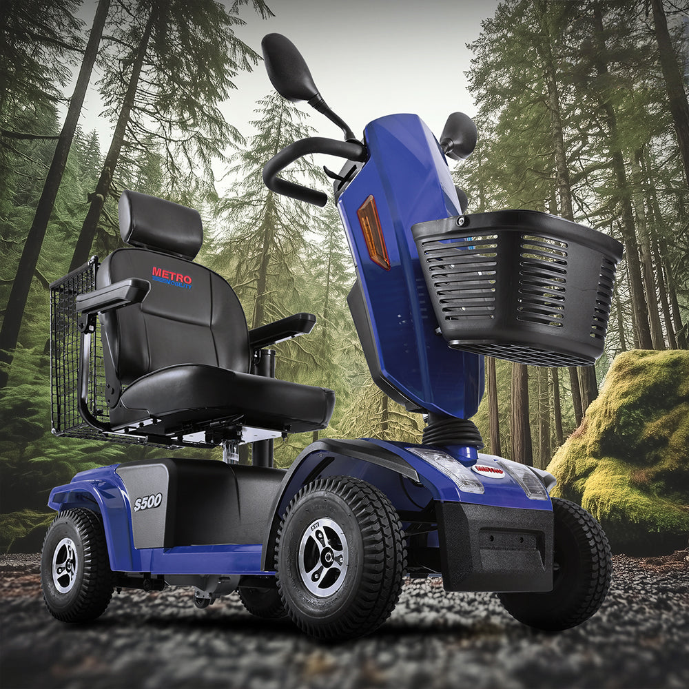 METRO MOBILITY Foldable 500W 24V 52Ah Electric Mobility Scooter