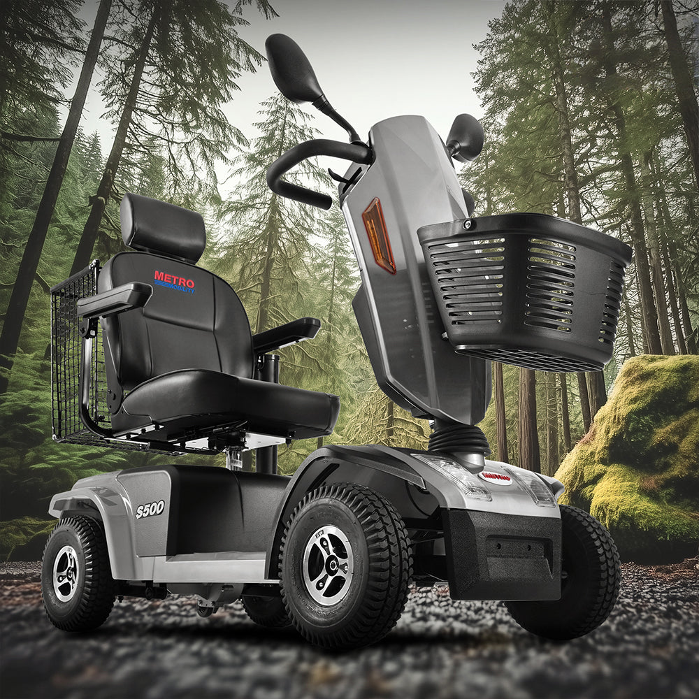 METRO MOBILITY Foldable 500W 24V 52Ah Electric Mobility Scooter