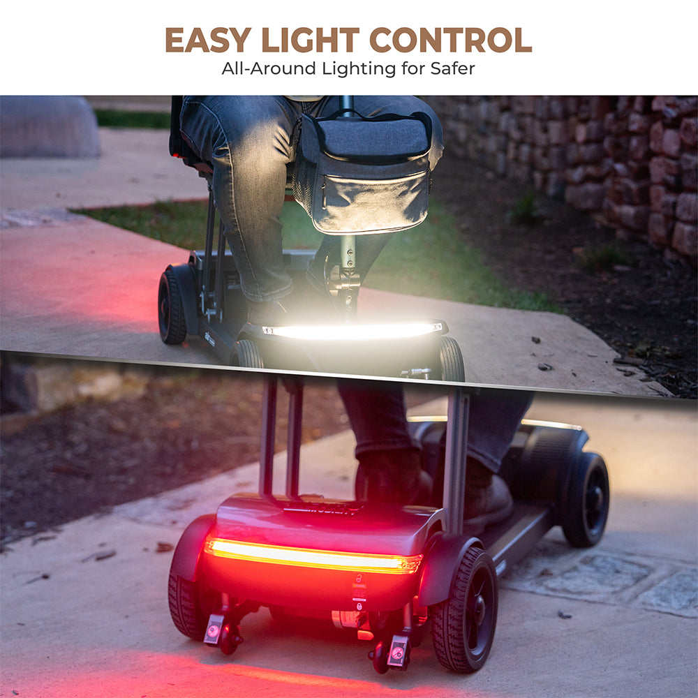 METRO MOBILITY Foldable 250W 24V 12/20Ah Electric Mobility Scooter