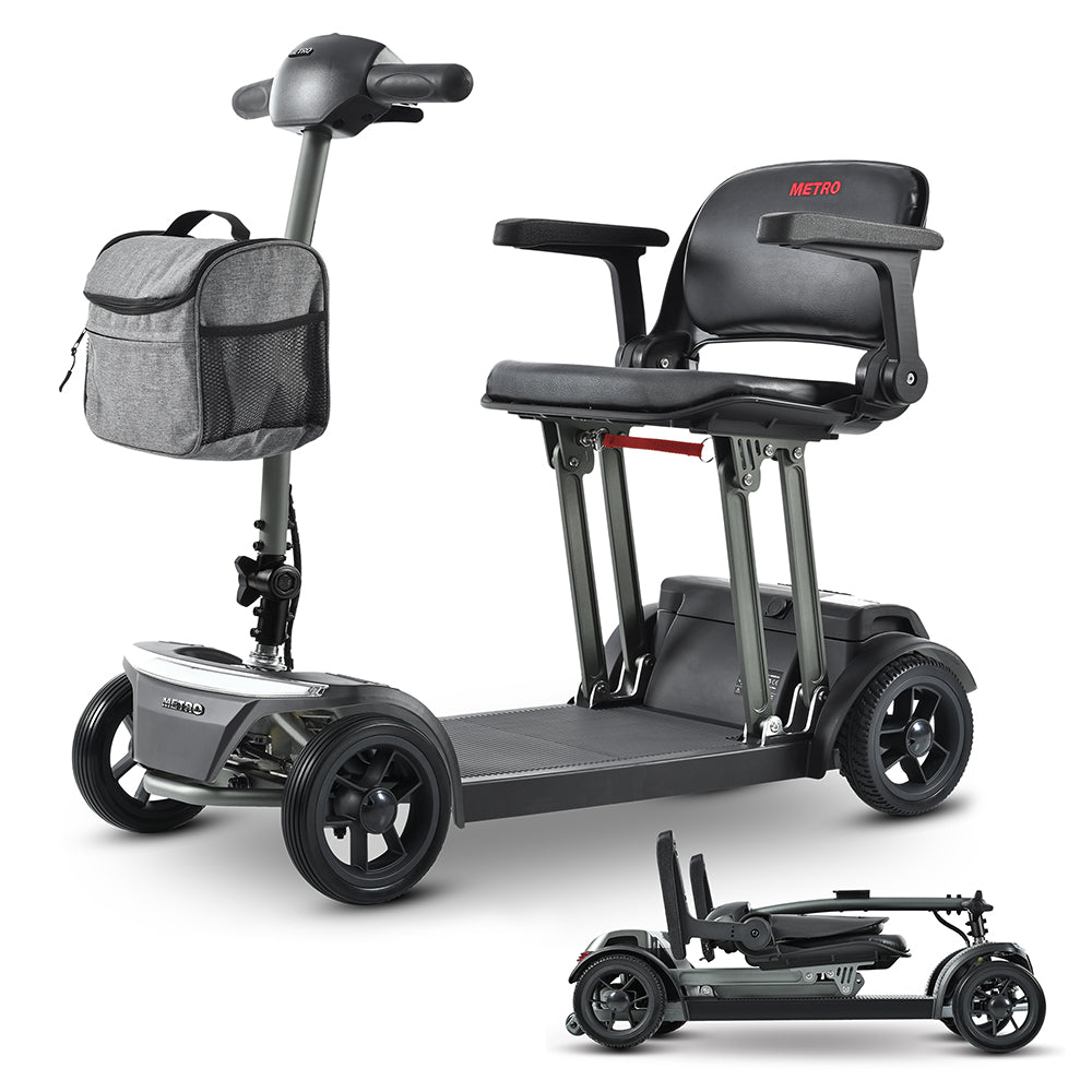 METRO MOBILITY Foldable 250W 24V 12/20Ah Electric Mobility Scooter