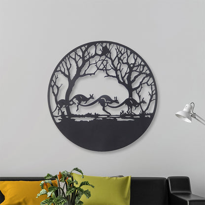 Eeeza Animal Pattern Iron Wall Decoration