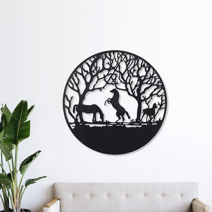 Eeeza Animal Pattern Iron Wall Decoration