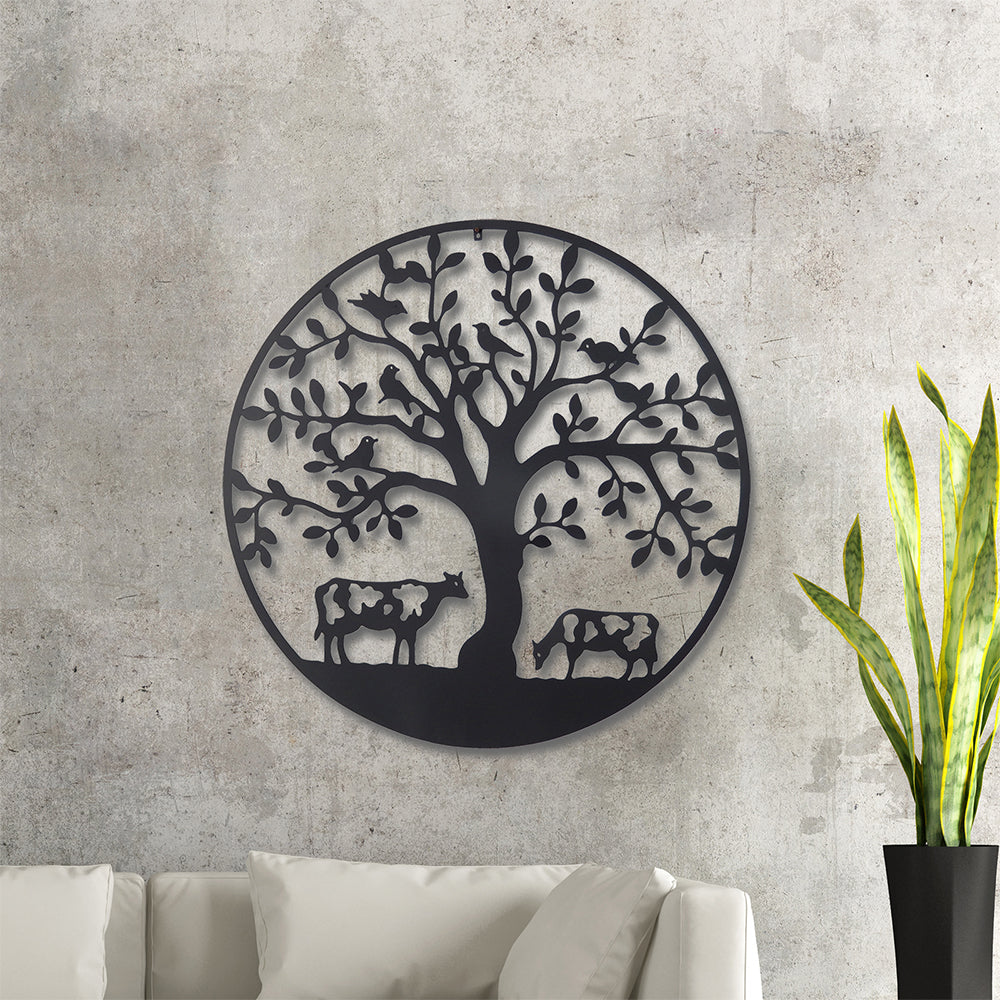 Eeeza Plant Pattern Iron Wall Decoration