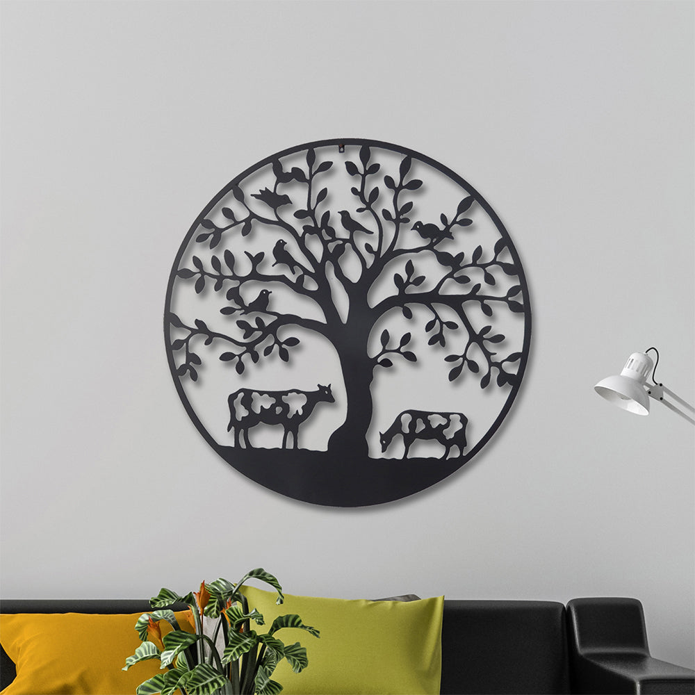 Eeeza Plant Pattern Iron Wall Decoration