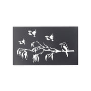 Eeeza Plant Pattern Iron Square-shaped Wall Decoration
