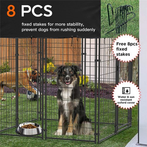 Extra Large Welded Wire Dog Kennel Pet Playpen Outdoor Heavy Duty Dog Crate Cage