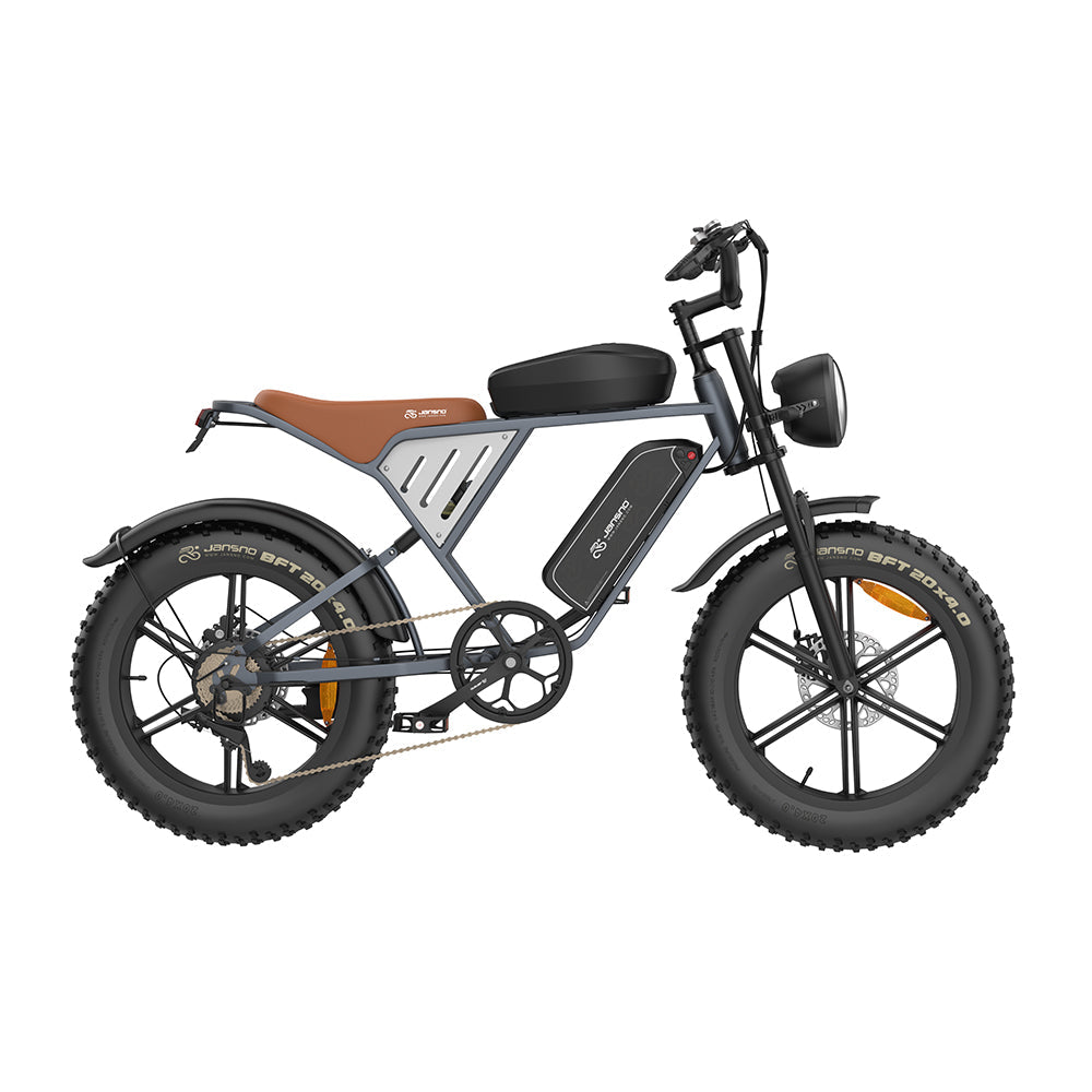 JANSNO High-Carbon Steel Electric Bicycle With 750W Brushless DC Motor