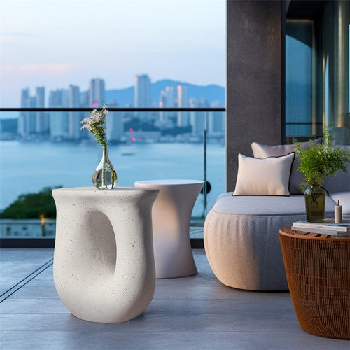 U-shaped Geometric Side End Table Coffee Table Stylish Nightstand