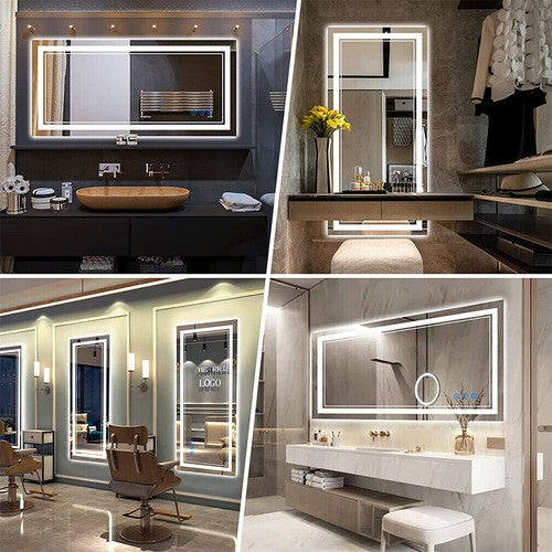 1500mm Jumbo LED Illuminated Bathroom Mirror Defog HD Vanity Mirror Dimmable AU