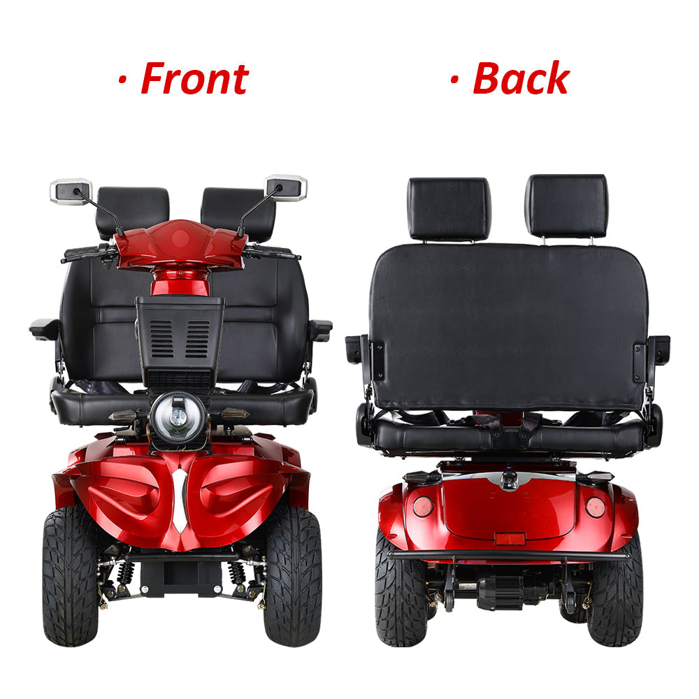 Eeeza B56B Duo Electric Mobility Scooter, 800W 60V 20Ah