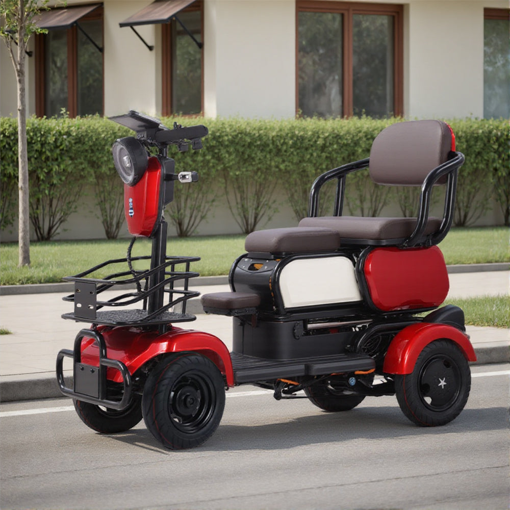 Eeeza M4 4-Wheel Electric Mobility Scooter for Senior, 600W 60V 20Ah