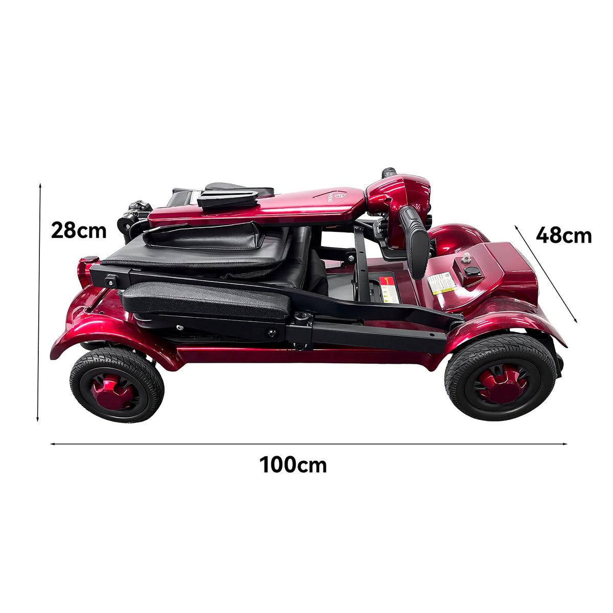 Adults Electric Scooter, Collapsible Mobility Scooter 24V 20Ah Battery