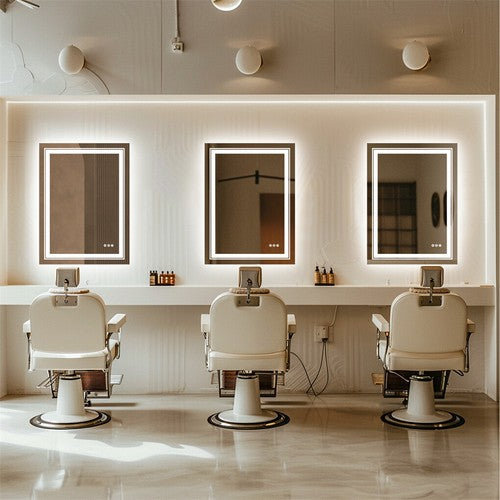 LED Bathroom Vanity Mirror Lighted Smart Wall Mounted Backlit Mirror Waterproof