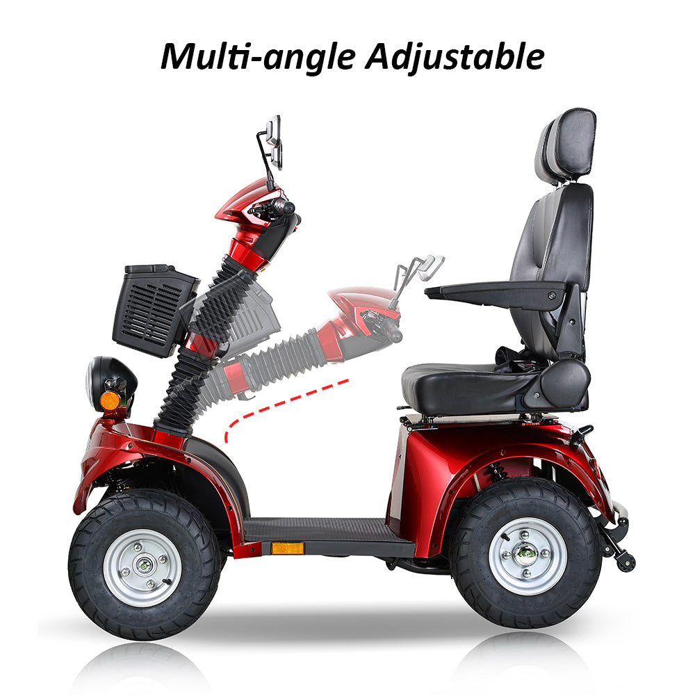 Eeeza B56B Duo Electric Mobility Scooter, 800W 60V 20Ah