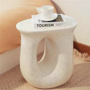 U-shaped Geometric Side End Table Coffee Table Stylish Nightstand