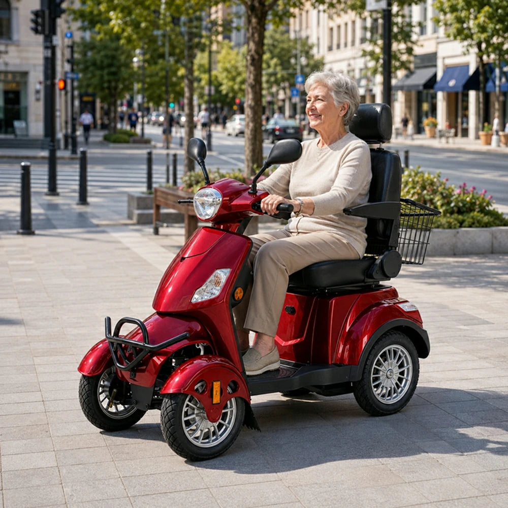 Eeeza B03/B03B 4-Wheel Electric Mobility Scooter, 500W, 150kg Max Load
