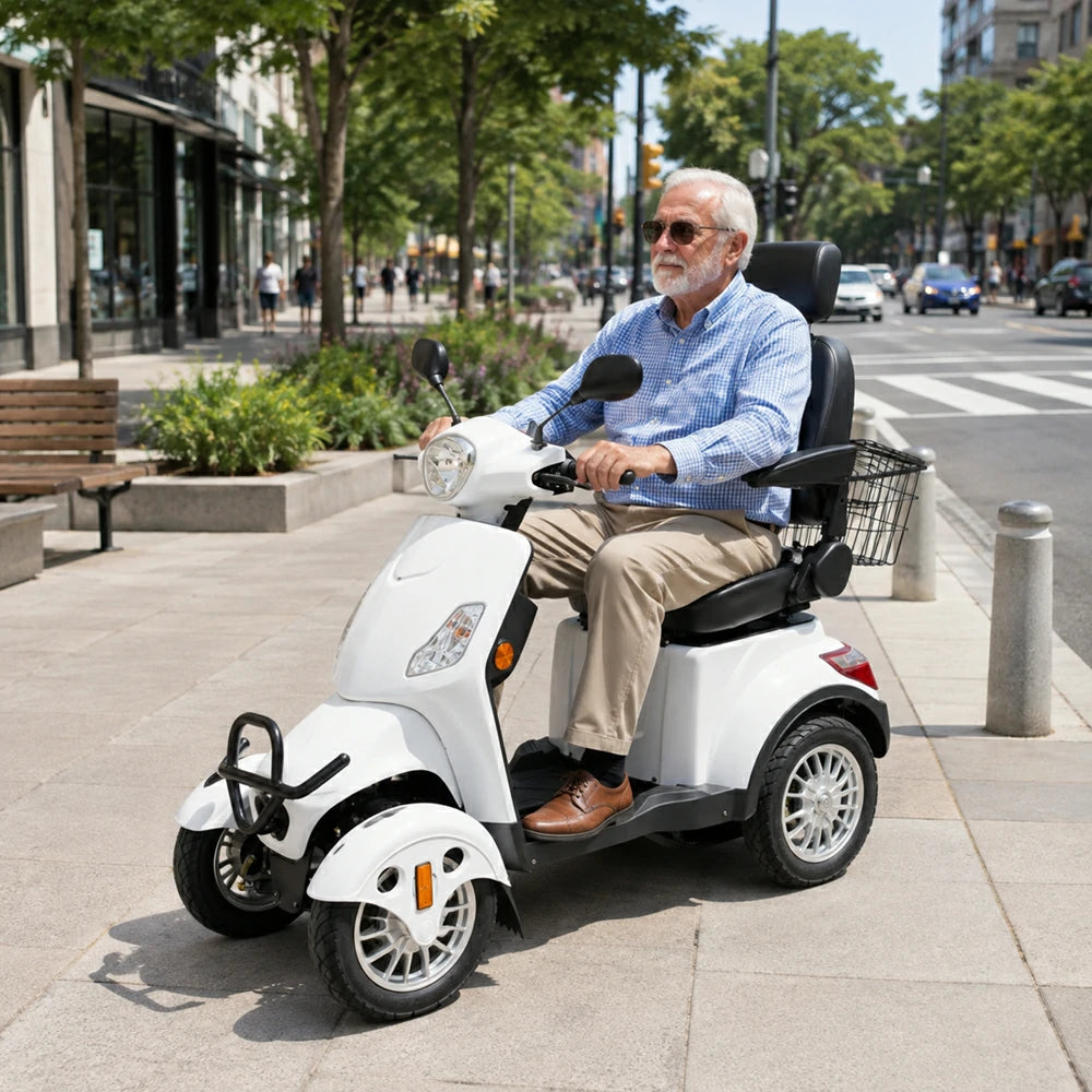 Eeeza B03/B03B 4-Wheel Electric Mobility Scooter, 500W, 150kg Max Load