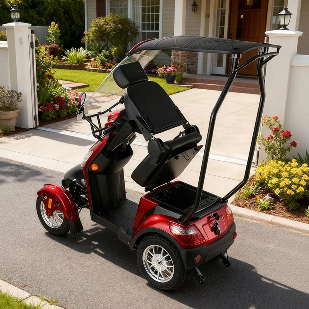 Eeeza B03/B03B 4-Wheel Electric Mobility Scooter, 500W, 150kg Max Load