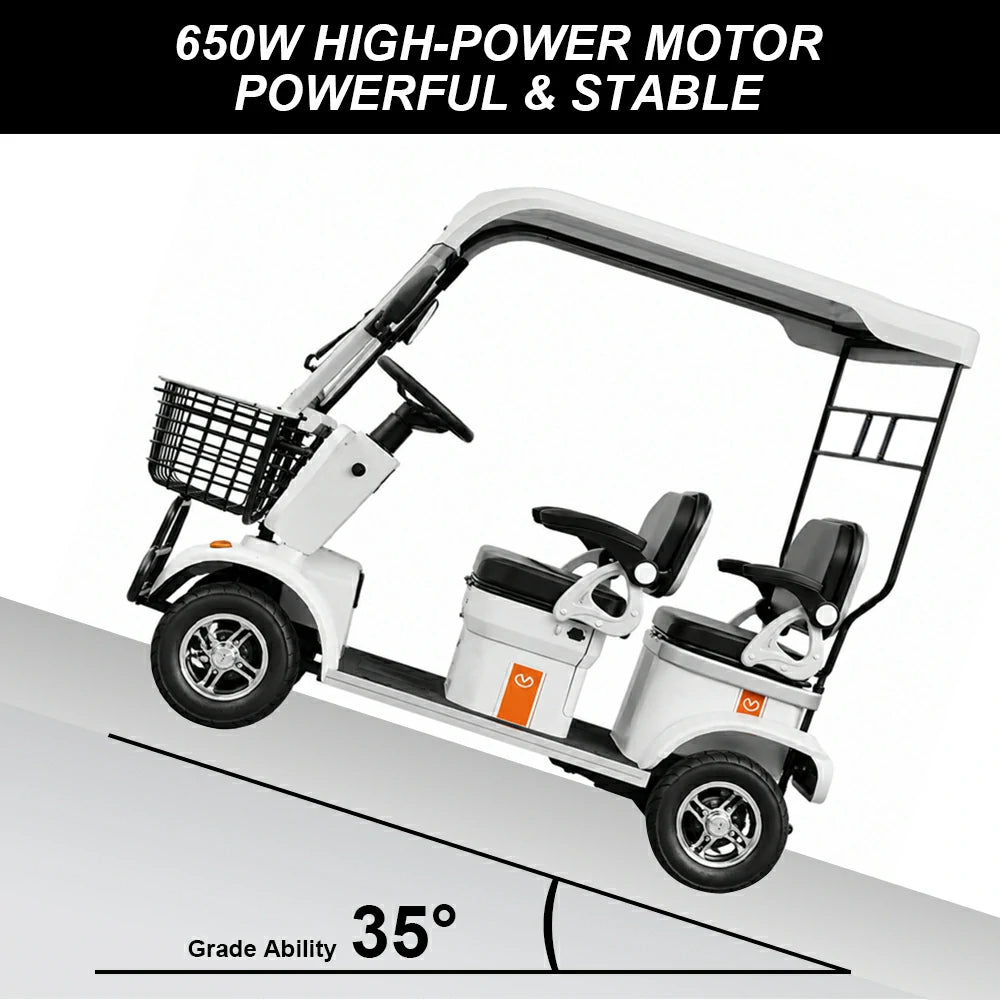 Eeeza E60 Electric Mobility Scooter with Long-Range, 1000W 60V 20Ah