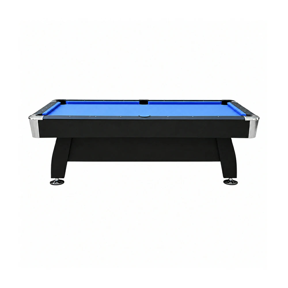 Billiard Table with Accessories, Ball Return, Blue Velvet Cloth, 7Ft