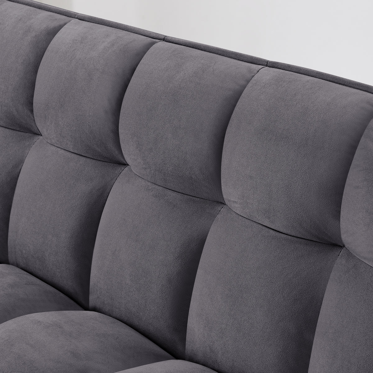 Eeeza Modern and Multi-functional Foldable Sofa Bed, 2-seater, Velvet