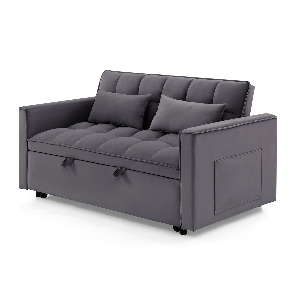 Eeeza Modern and Multi-functional Foldable Sofa Bed, 2-seater, Velvet