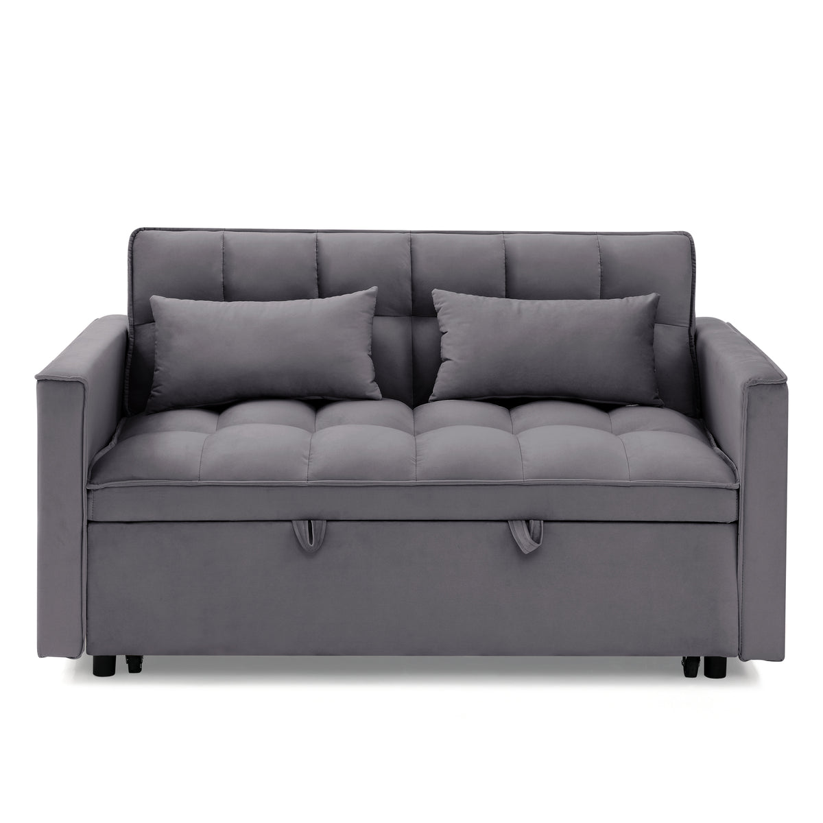 Eeeza Modern and Multi-functional Foldable Sofa Bed, 2-seater, Velvet