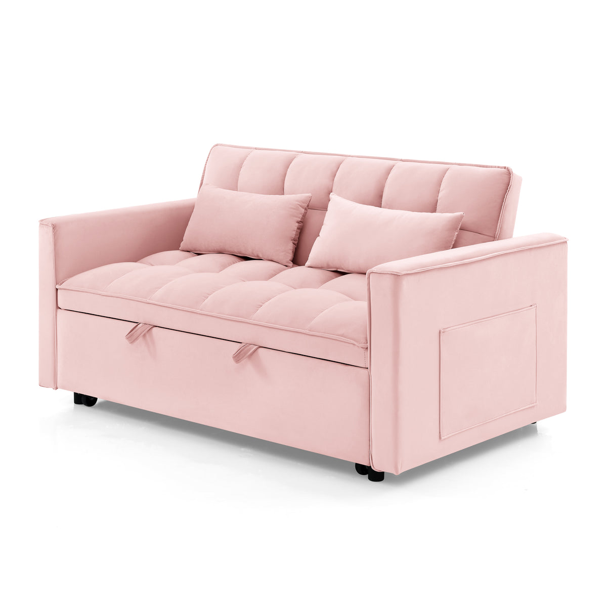 Eeeza Modern and Multi-functional Foldable Sofa Bed, 2-seater, Velvet