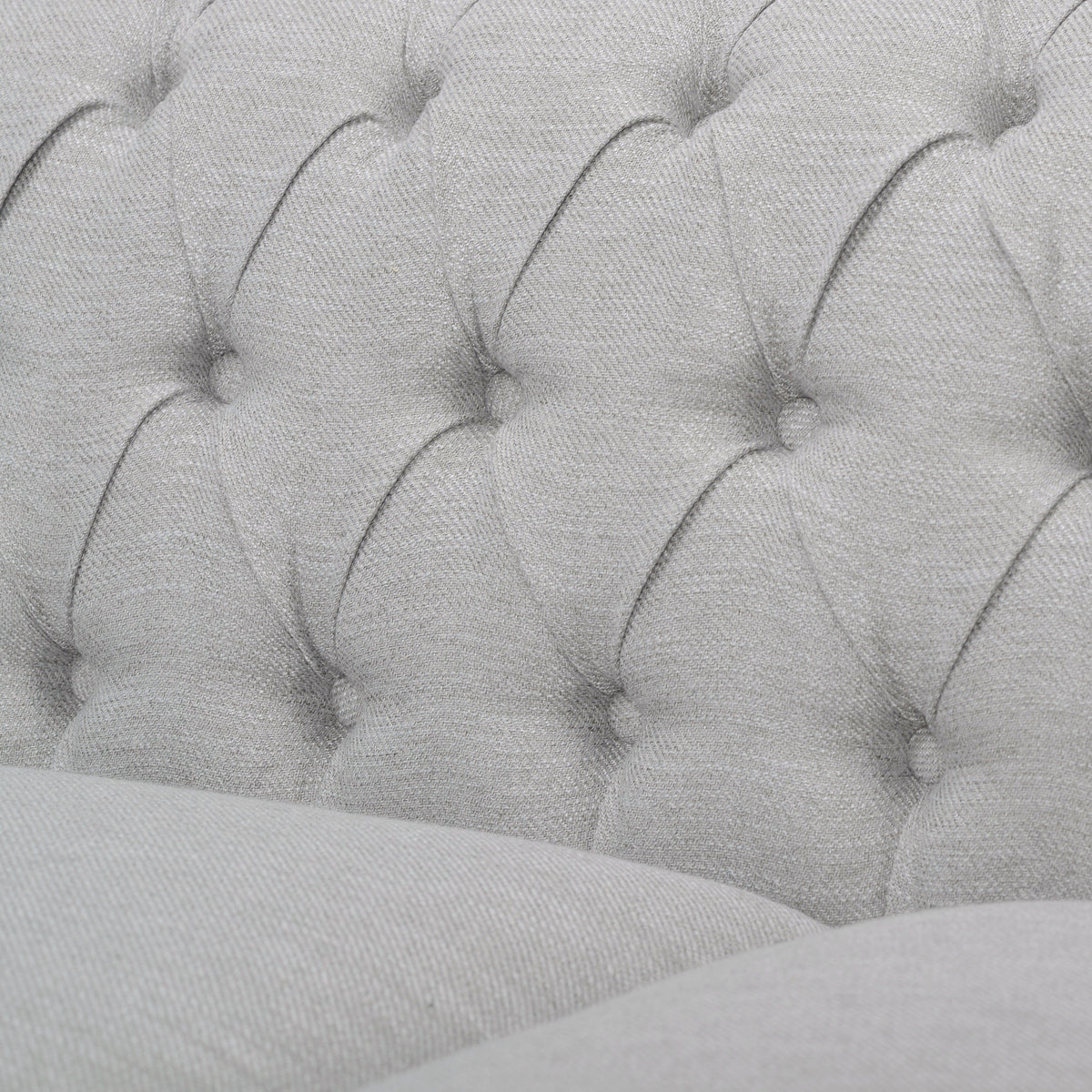 Chalantevo Button Tufted Sofa, 3-Seater, Upholstered Fabric, 215.3cm