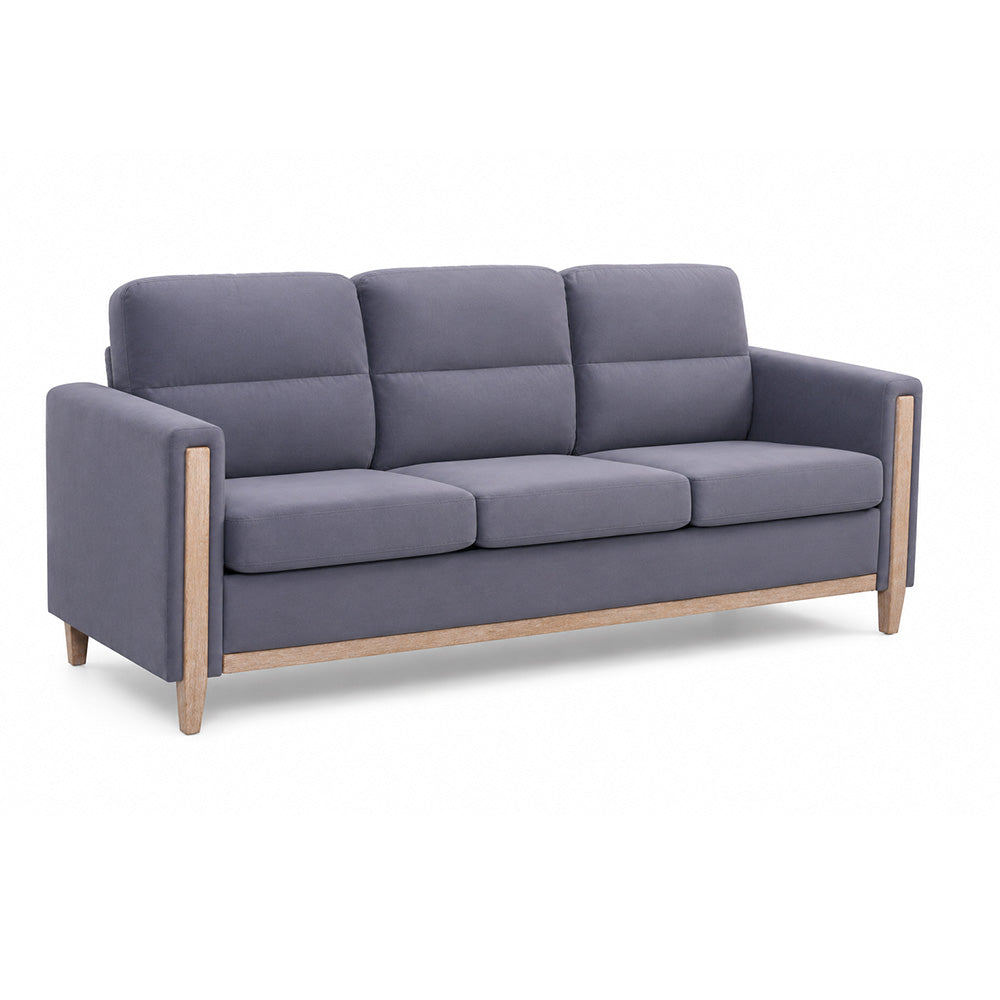 Chalantevo Modern Fabric Sofa, Upholstered, 3-Seater, 202cm Width