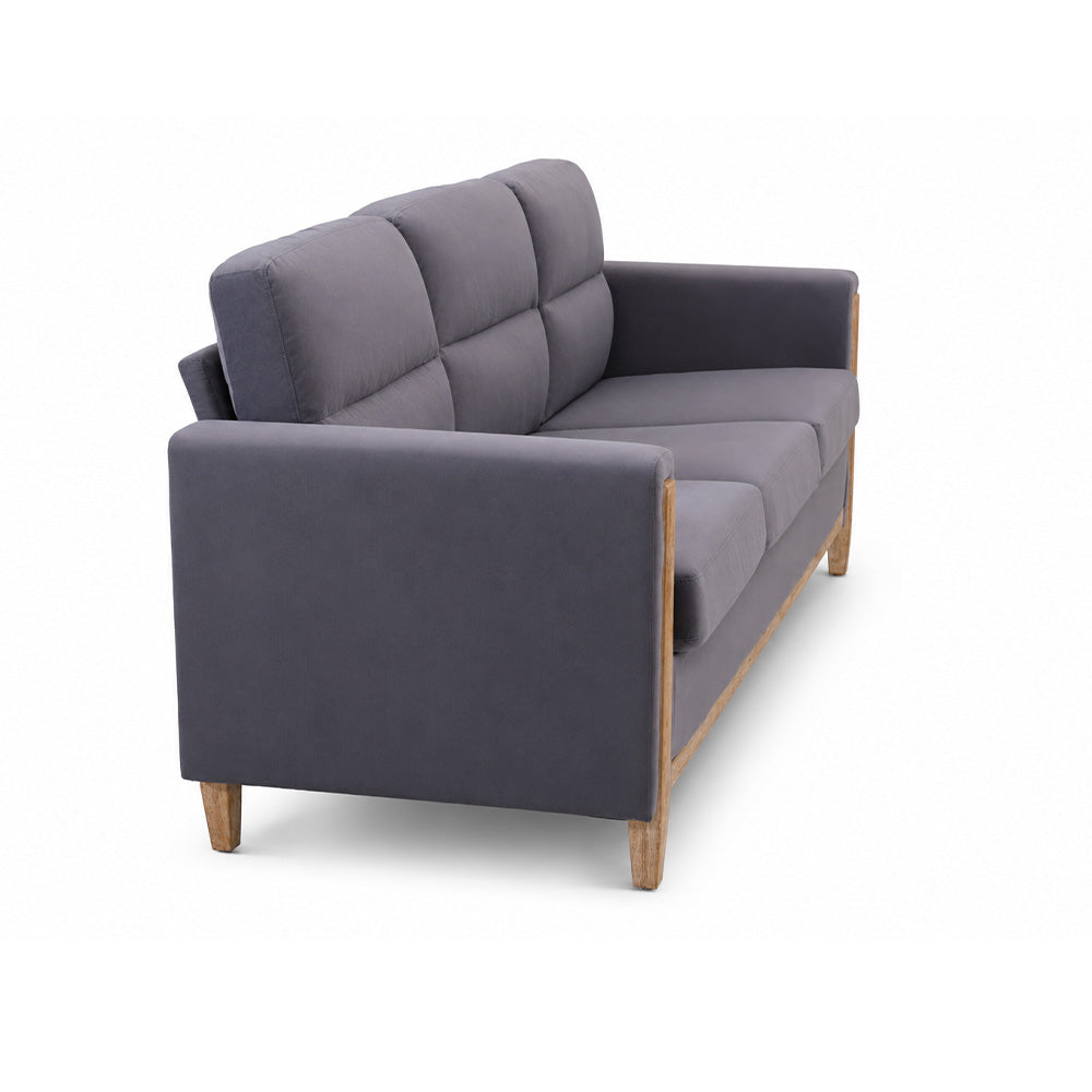 Chalantevo Modern Fabric Sofa, Upholstered, 3-Seater, 202cm Width