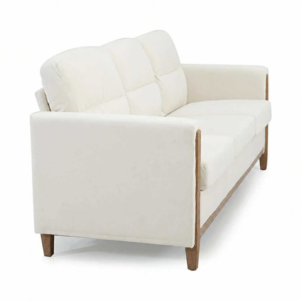 Chalantevo Modern Fabric Sofa, Upholstered, 3-Seater, 202cm Width