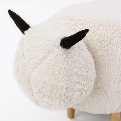 Modern Multifunctional Padded Animal Storage Foot Rest Stool